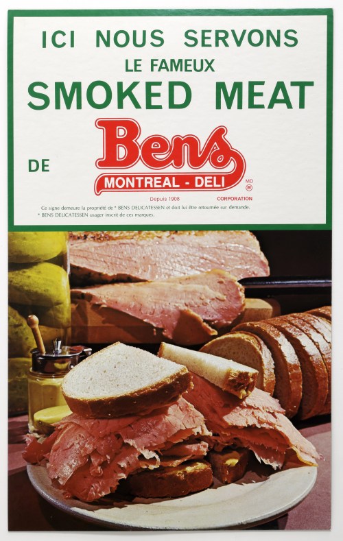 Publicité, vers 1980. Photo : Musée McCord